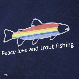 Geoff Anderson Organic Tee Navi Peace Trout