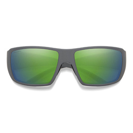 Smith Optics Sunglasses Guide's Choice XL Matte Cement Polar Green Mirror