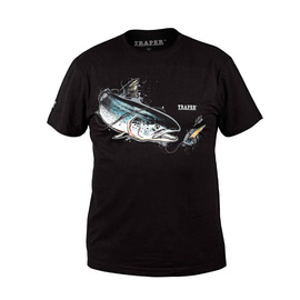 Traper t-shirt Art Salmon Black