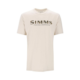 Simms Shroud Fill Logo T-Shirt - Natural