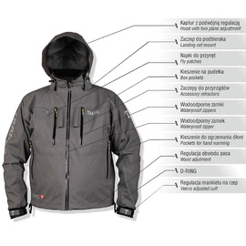 Traper Montana Insulated Jacket Cool Grey