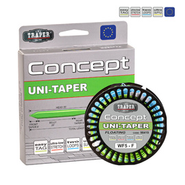 Traper Concept Uni-Taper Fly Line Floating WF