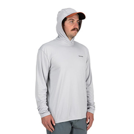 Simms Tech Hoody - Artist Series Trout Logo Flame/Sterling