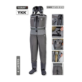 Traper Breathable Waders Montana T-ZIP