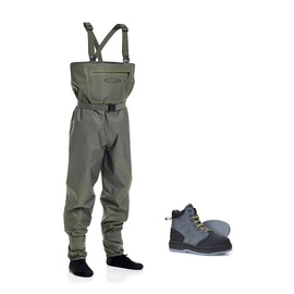 Vision Set Rio Vanda Waders + Atom Felt Wading Boots