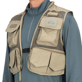 Simms Tributary Vest Tan