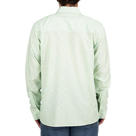 Simms Double Haul Shirt Lt.Green Texture Wave Print