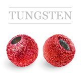 Regular Tungsten Beads Sunny Metallic Red