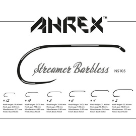 Ahrex NS105 Streamer Barbless