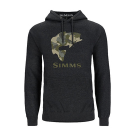 Simms Bass Fill Hoody Charcoal Heather