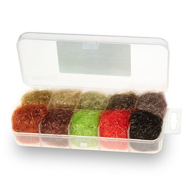 Sybai Dispenser Baitfish Dubbing Darker Colors