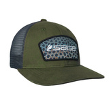 Sage Hat Patch Trucker Green-Brown Trout