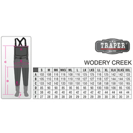 Traper Breathable Waders Creek