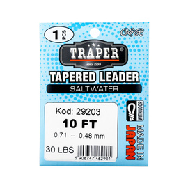 Traper Tapered Leader Saltwater - 3m