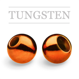 Regular Tungsten Beads Metallic Orange