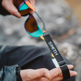 Smith Optics Sunglasses Embark Purple/Cinder/Hi-Viz Polar Opal Mirror