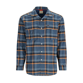 Simms ColdWeather Shirt Neptune/Sun Glow Ombre Plaid