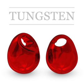 Tungsten Beads Jig Off Metallic Red