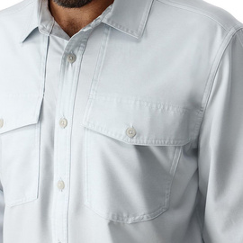 Simms No-See-Um Bugstopper Shirt Bimini Blue Heather