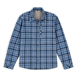 Simms Coldweather Shacket Schooner Plaid - Albacore