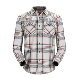 Simms Santee Flannel Strl/Clay/Carbon Neo Pld