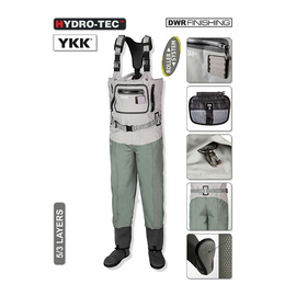 Traper Breathable Waders Yukon Grey