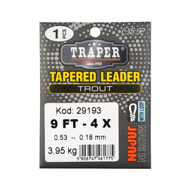 Traper Tapered Leader Trout - 2,74m