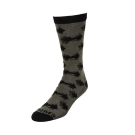 Simms Daily Sock Woolly Bugger Moss