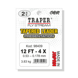 Traper Tapered Leader Presentation - 3,65m