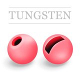 Slotted Tungsten Beads Cherry