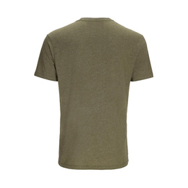 Simms Stacked Logo Bass T-Shirt Military Heather