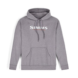 Simms Logo Hoody - Grey Heather