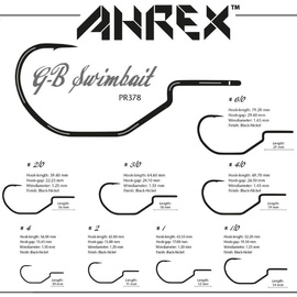 Ahrex PR378 GB Predator Swimbait
