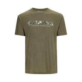 Simms Logo T-shirt RC Dark Clover/Military Heather