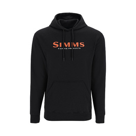 Simms Logo Hoody - Black