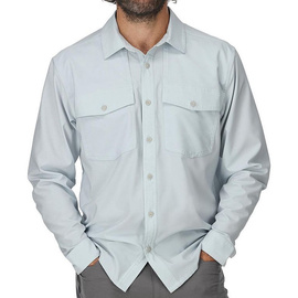 Simms No-See-Um Bugstopper Shirt Bimini Blue Heather