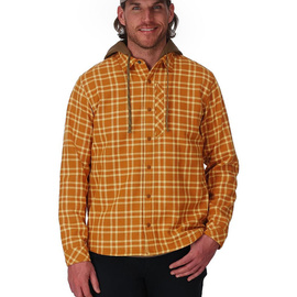 Simms Coldweather Hooded Shacket Wakemup Plaid - Stonefly