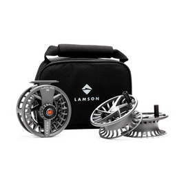 Lamson Fly Reel Liquid S HD 3-pack Smoke