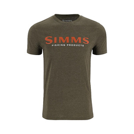 Simms Logo T-Shirt - Loden Heather
