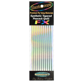 Hemingway's Synthetic Tapered Peacock Quill Holo