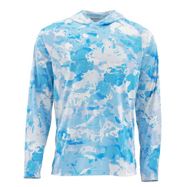 Simms Solarflex Hoody Cloud Camo Blue