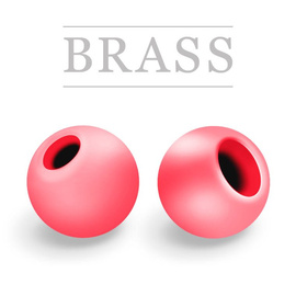 Brass Beads Cherry