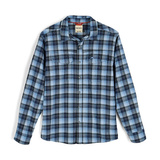 Gallatin Flannel Shirt Kennebec Plaid - Steel Blue
