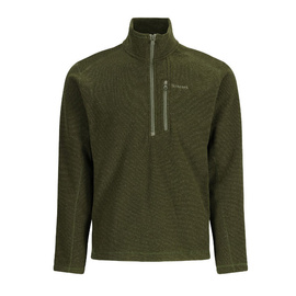 Simms Rivershed Half Zip Riffle Heather